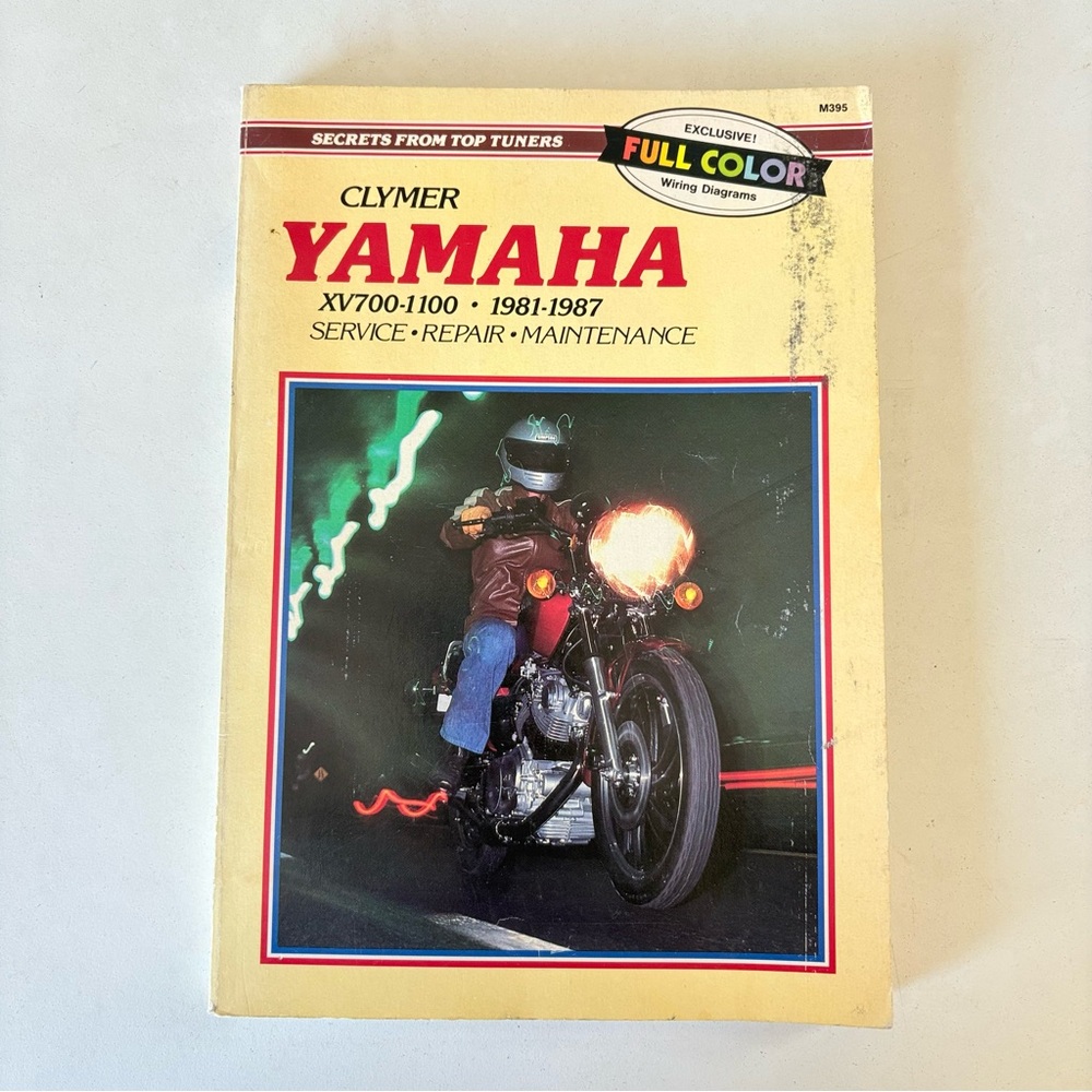 Clymer 1981-1990 Yamaha XV 700 750 920 1000 1100 Service Repair Shop Manual M395